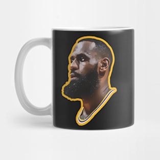 Lebron James Side View Mug